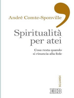 cover image of Spiritualità per atei